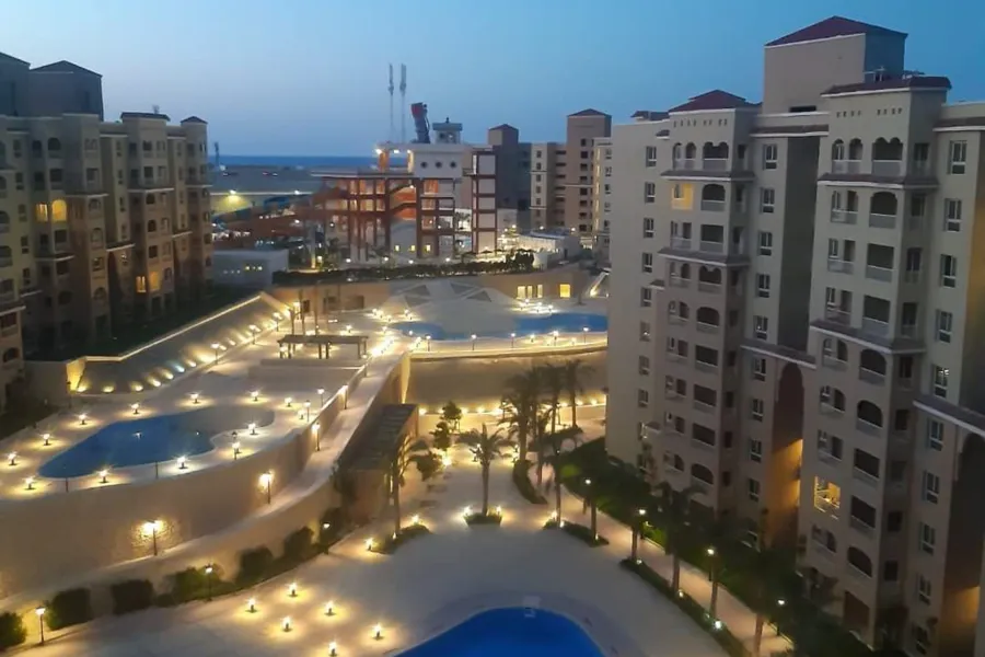 شاليه للبيع (أكوا فيو - الكيلو 91) 105 م