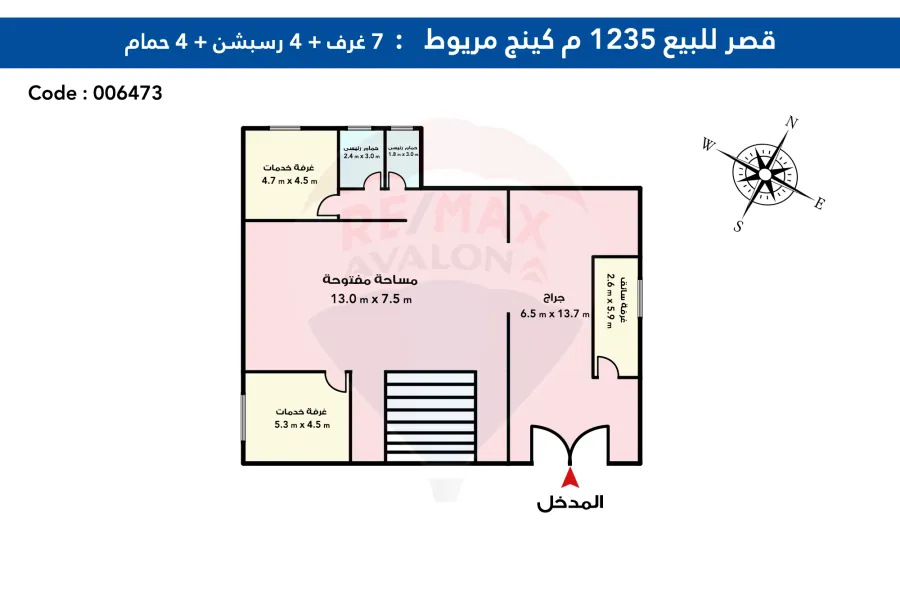 Castle for sale 1235 m King Mariout (compound El Orouba)