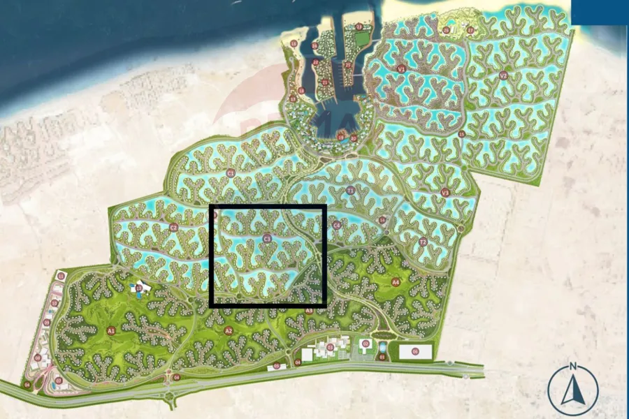 شاليه للبيع 122 م (South Med)