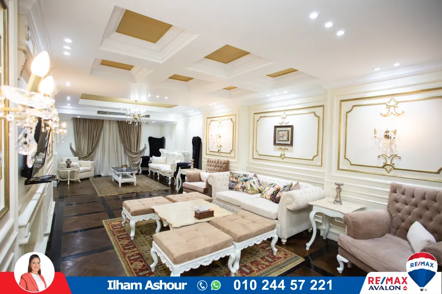 شقة فاخره للبيع 255م وابور المياه