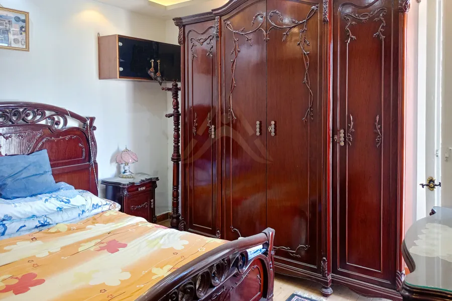 شقة للايجار المفروش 150 م سموحه (متفرع من ش فوزي معاذ)