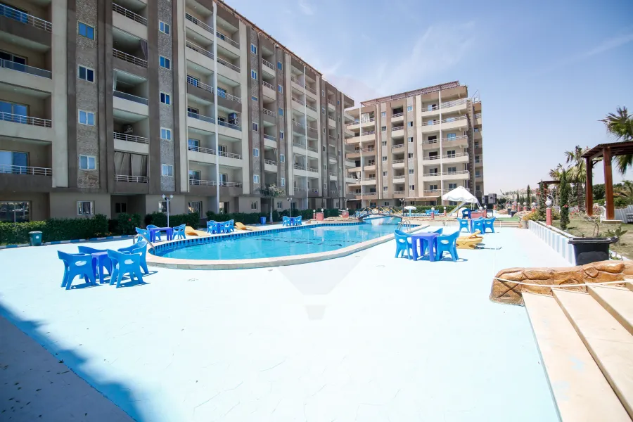 شاليه مفروش للإيجار 65 م الساحل الشمالى (قرية بيو بيلا)