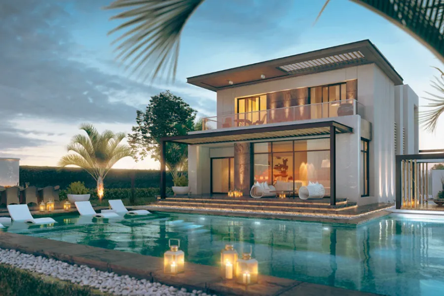 فيلا ستاند الوان للبيع (جايا - رأس الحكمة) 670 م - صف اول بحر