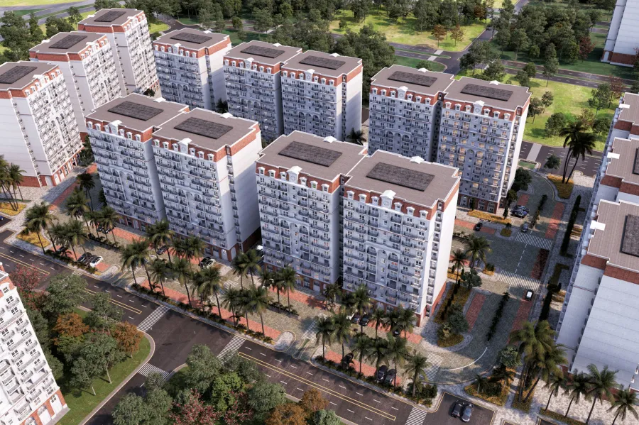 شقة للبيع 163 م كومباوند صواري (بجوار كارفور الدوان تاون)