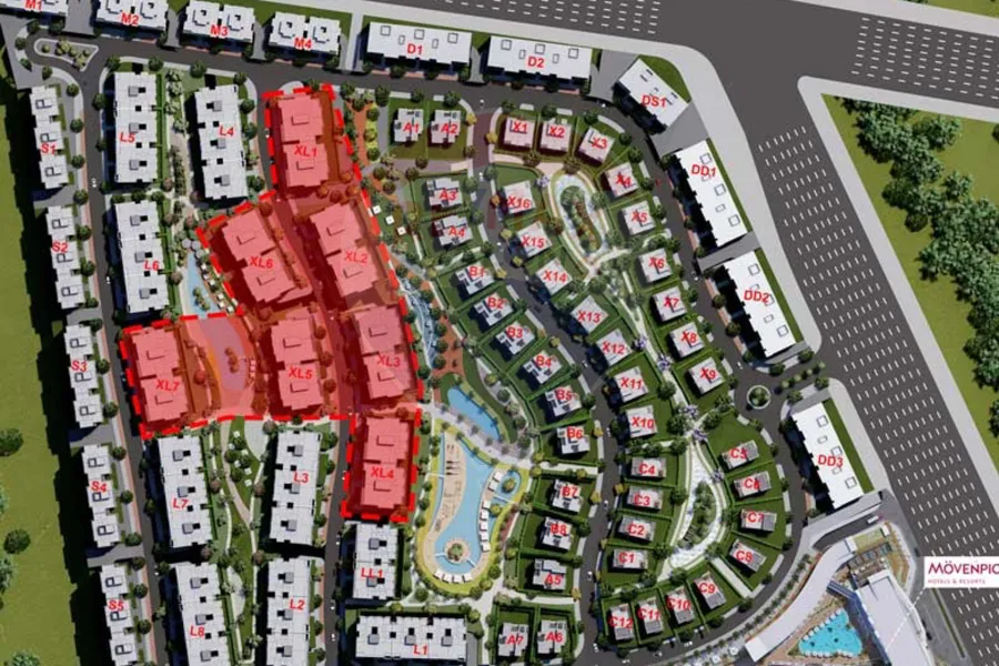 شقة للبيع 135 م (مارينا هايتس - المستقبل سيتي)