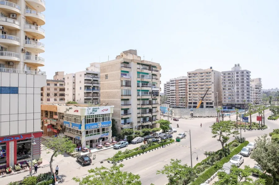 Furnished Apartment For Rent 120m El-Mamoura Beach (El-Nasr St. - Block 8)