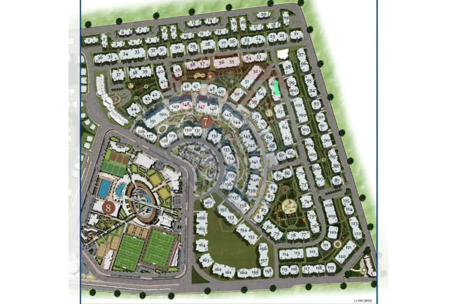 Apartment for sale 154 m + 69 m King Mariout Garden (Alex West Compound)