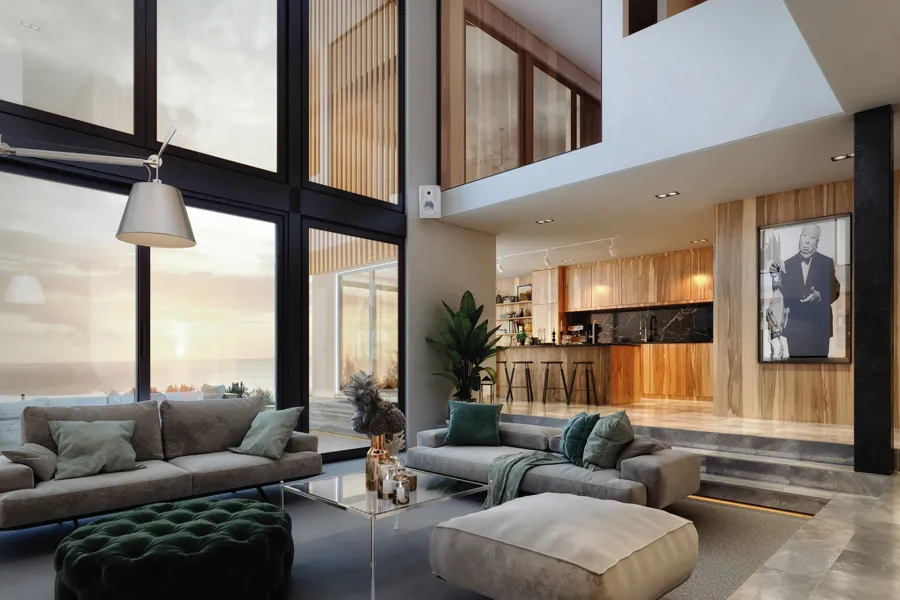 شاليه دوبلكس بجاردن للبيع (ريتان - سيدي عبد الرحمن) 130 م تقسيط