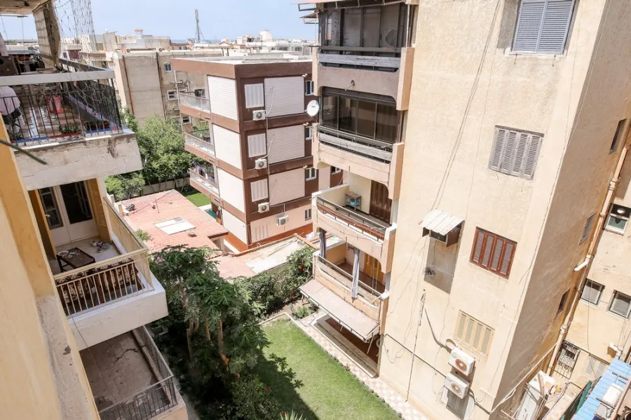 Furnished Apartment For Rent 120m El-Mamoura Beach (El-Nasr St. - Block 8)