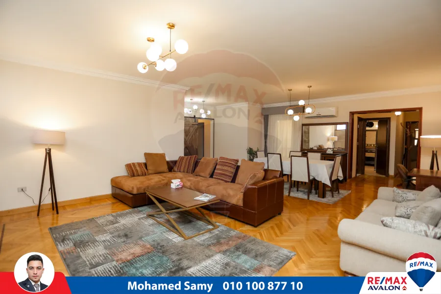 شقة مفروش للايجار 210 م كفر عبده (خطوات من حديقة اللمبي)