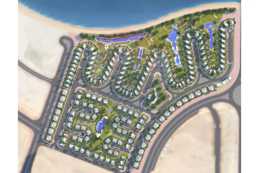 Stand alone villa for sale in Alamein (Mazarine Island) 445 m