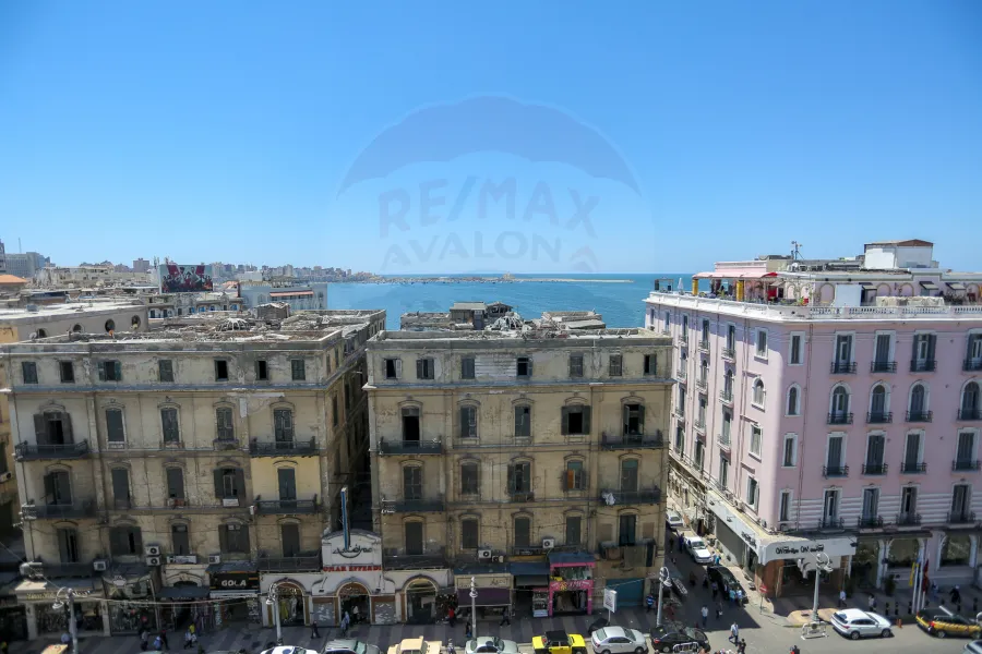 شقة للايجار 150 م محطة الرمل (ش سعد زغلول)