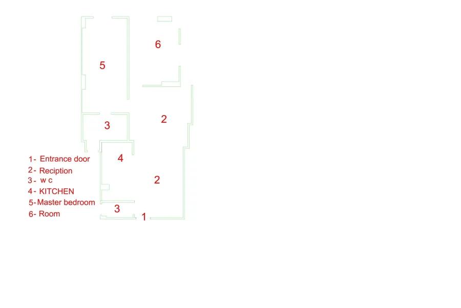 شقة للبيع 110م الابراهيمية  ( نصف تشطيب)