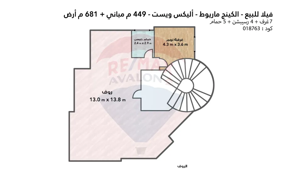 فيلا مستقلة للبيع كينج مريوط (كومباوند اليكس ويست)