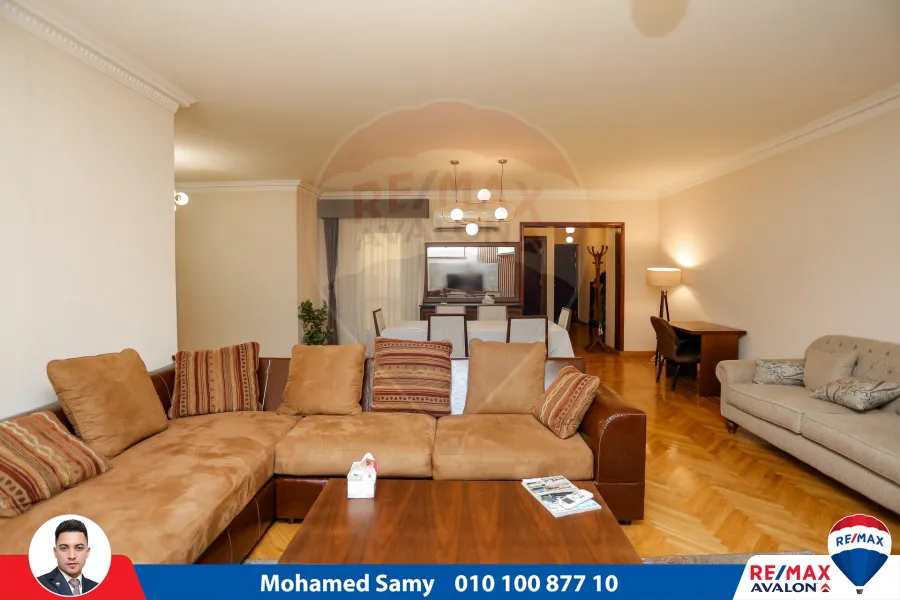 شقة مفروش للايجار 210 م كفر عبده (خطوات من حديقة اللمبي)