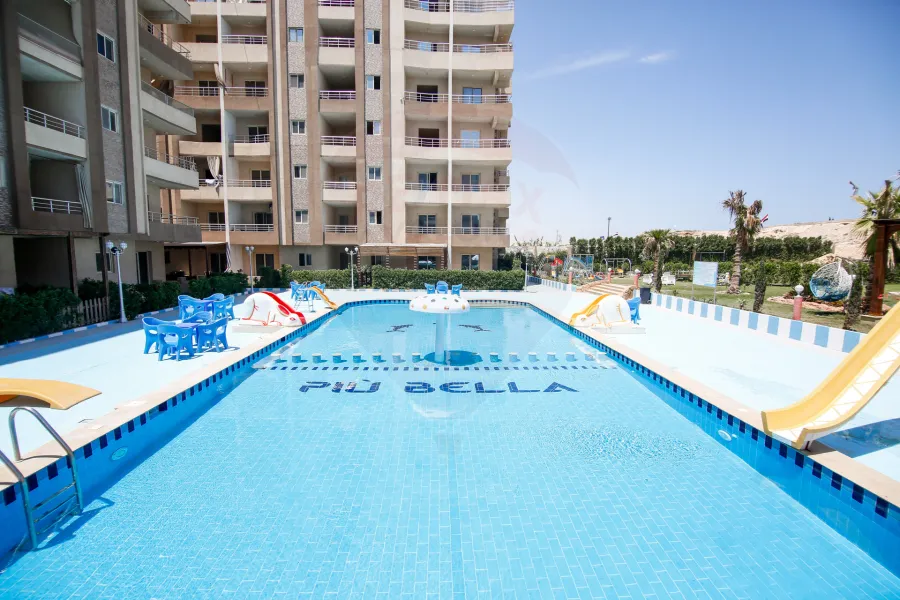 شاليه مفروش للإيجار 65 م الساحل الشمالى (قرية بيو بيلا)