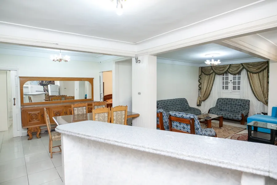 شقة مفروش للإيجار120م بولكلي (ش المحاسبة )