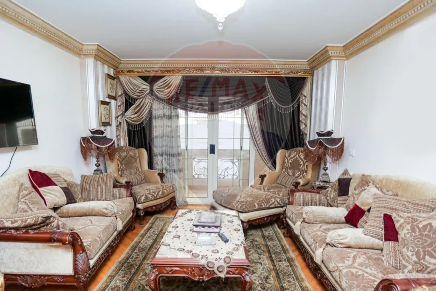 Furnished apartment for rent 185 m Smouha (Mostafa Kamil ST.- Brand building)