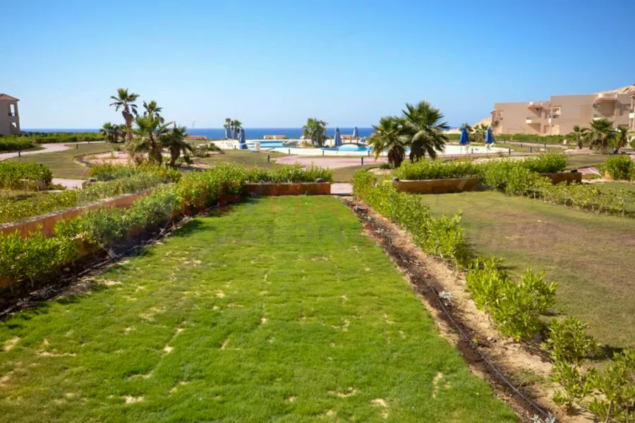 Ground chalet + garden for sale (Coral Hills - Ras Al-Hikma) 65 m