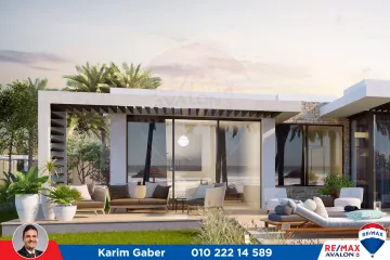 شاليه للبيع 131 م مباني + 85م حديقة الساحل الشمالي (قرية سيلفر ساندز)