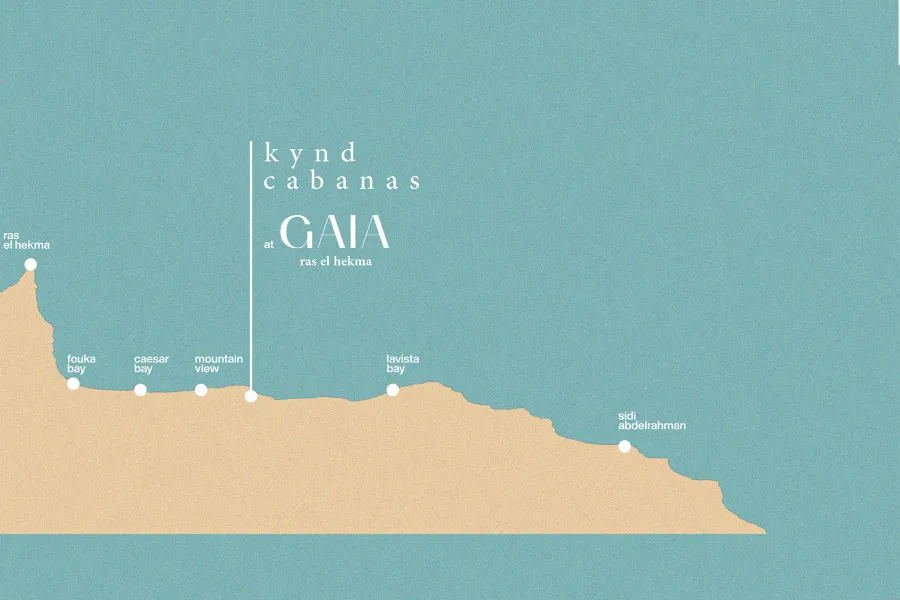 Cabana for sale (Gaia - Ras El Hekma) 39 m - Directly on the sea