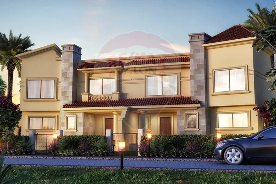 Twin house villa for sale 500 m King Mariout (Alex West Compound - Saint Catherine Area - Model V6)