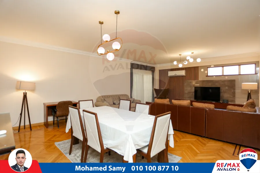 شقة مفروش للايجار 210 م كفر عبده (خطوات من حديقة اللمبي)