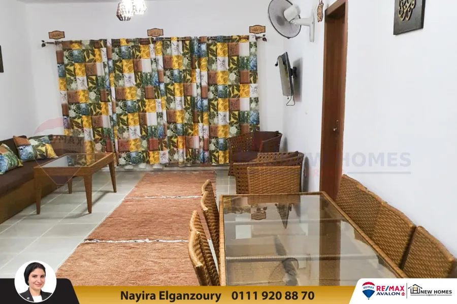 شاليه بحديقة للبيع 144 م الساحل الشمالي ( قرية امواج)