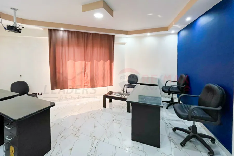 Administrative headquarters for rent, furnished, 150 m, Raml Station (Shakour St.)