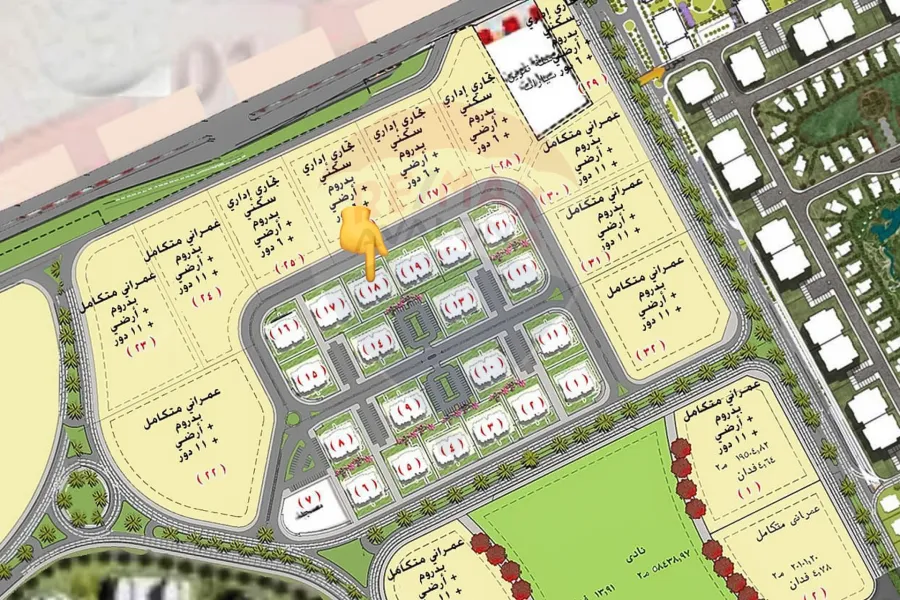 شقة ارضي 66 م + حديقة 38 م للبيع صواري (مشروع ديفا)