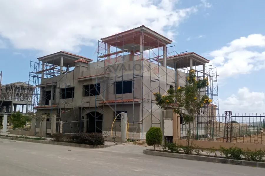 Twin house villa for sale 500 m King Mariout (Alex West Compound - Saint Catherine Area - Model V6)