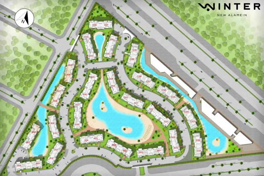 شاليه للبيع (وانتر العلمين) 92 م