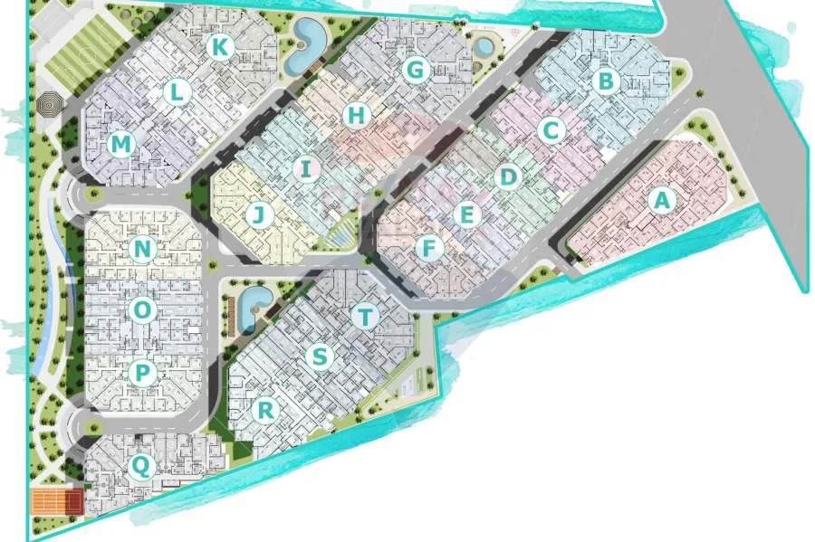 شقة + جراچ للبيع 247 م سموحة (كومباوند ڤالوري انطونيادس)