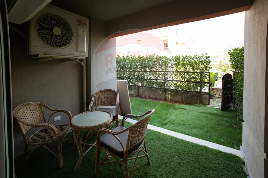 Furnished ground floor apartment for rent 115 m + 20 m Garden - King Mariout (King City Compound)