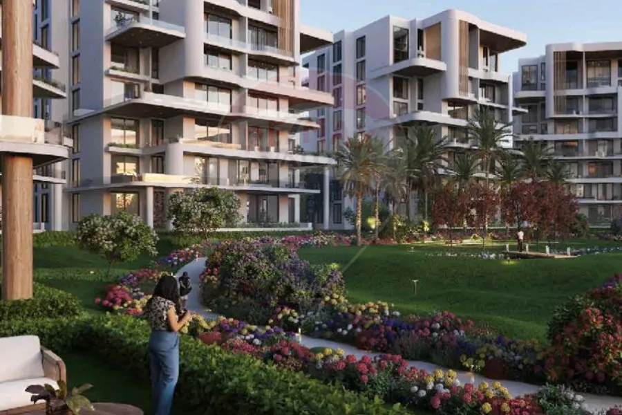 شقه ارضي  بجاردن للبيع 78 م التجمع الخامس ( كومبوند وايت ريزيدنس) جاردن 23 م