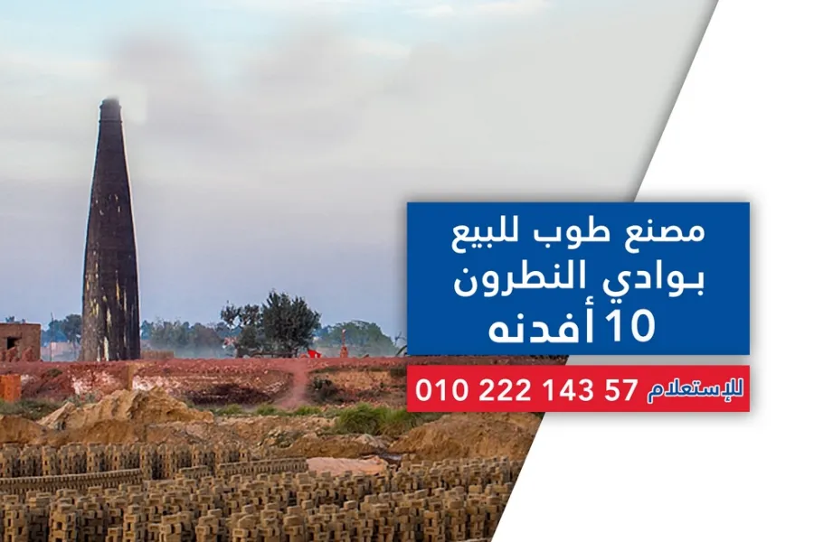 Bricks Factory For Sale 42,000m Elnatron Valley (Elhamra District )
