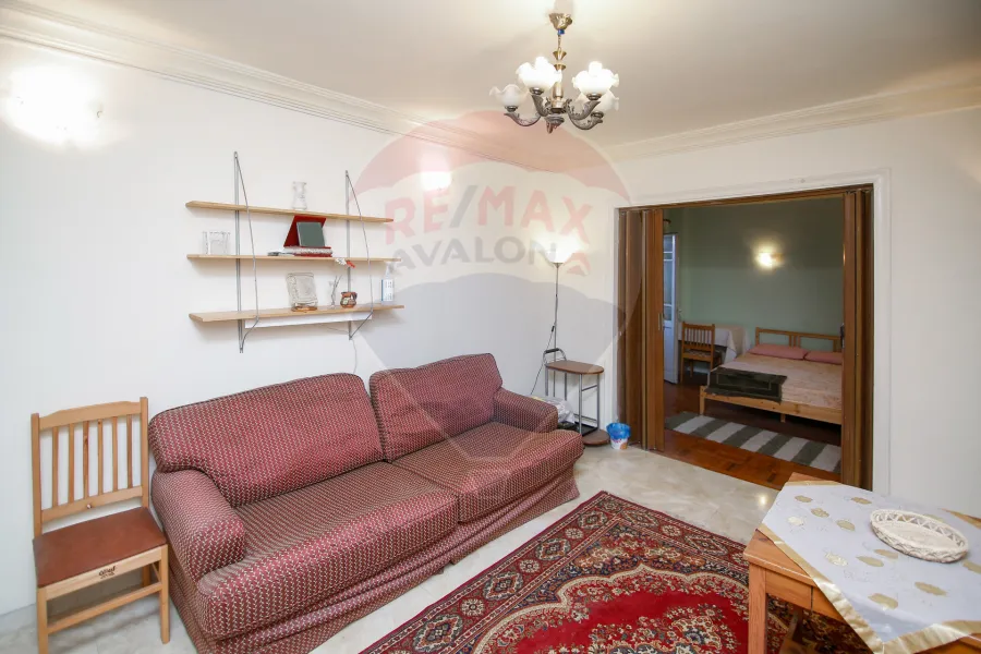 Furnished apartment for rent 120 m El Shatby (Port Said Street)