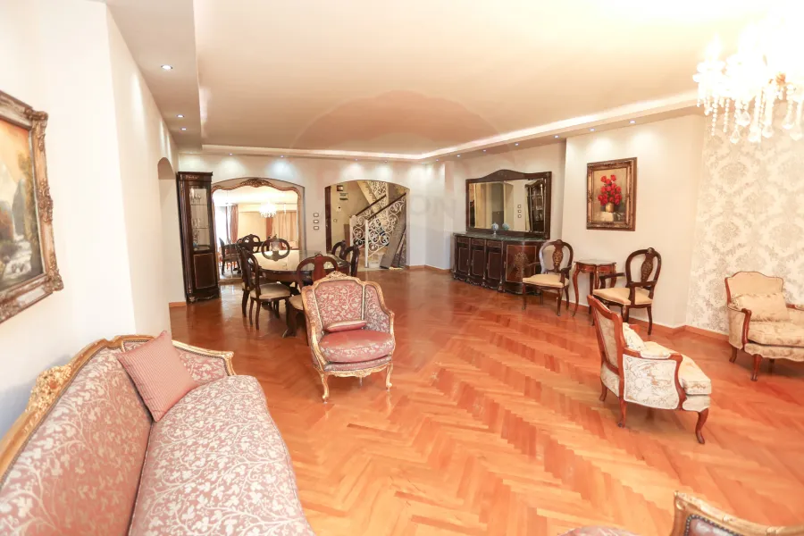 شقة دوبلكس للإيجار256 م سموحة (خطوات من فوزى معاذ ) - عمارة براند