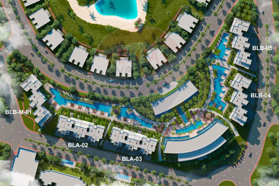 سنيور شاليه (3×1) للبيع (هاسيندا باي - بالم هيلز) 363 م