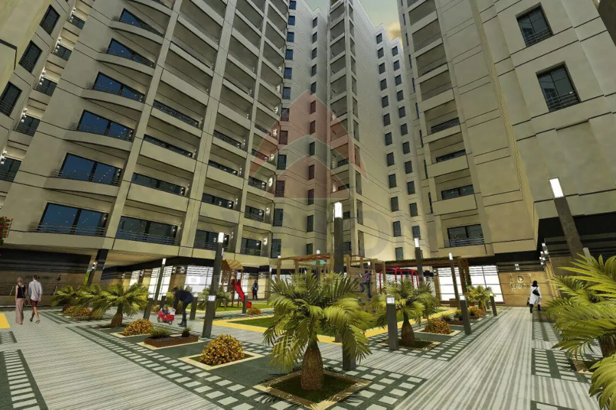 شقة للبيع 170 م سموحة (كومباوند ايست تاورز - ش الرياده واجهه امامية )