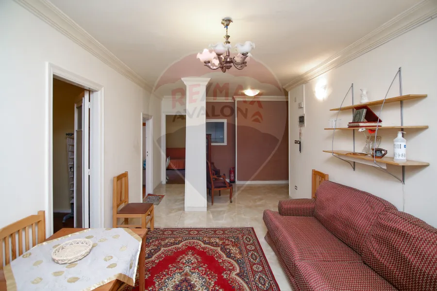 Furnished apartment for rent 120 m El Shatby (Port Said Street)