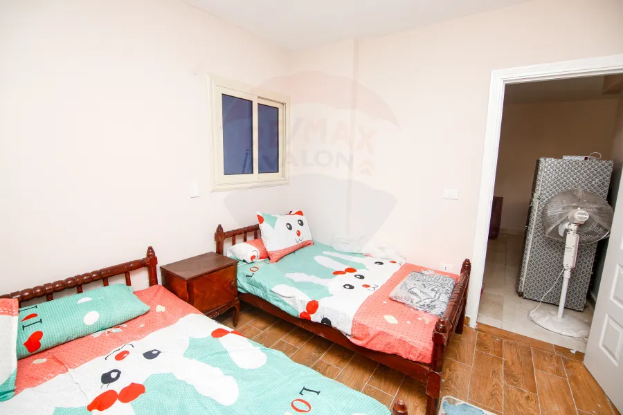 شاليه مفروش للإيجار 65 م الساحل الشمالى (قرية بيو بيلا)