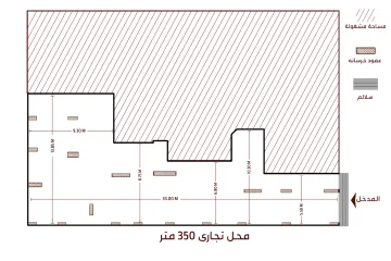 مقر تجارى و ادارى للبيع الابراهيمية ( علي الترام مباشرة )