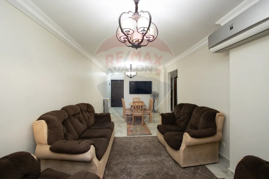 Furnished ground floor apartment for rent 115 m + 20 m Garden - King Mariout (King City Compound)