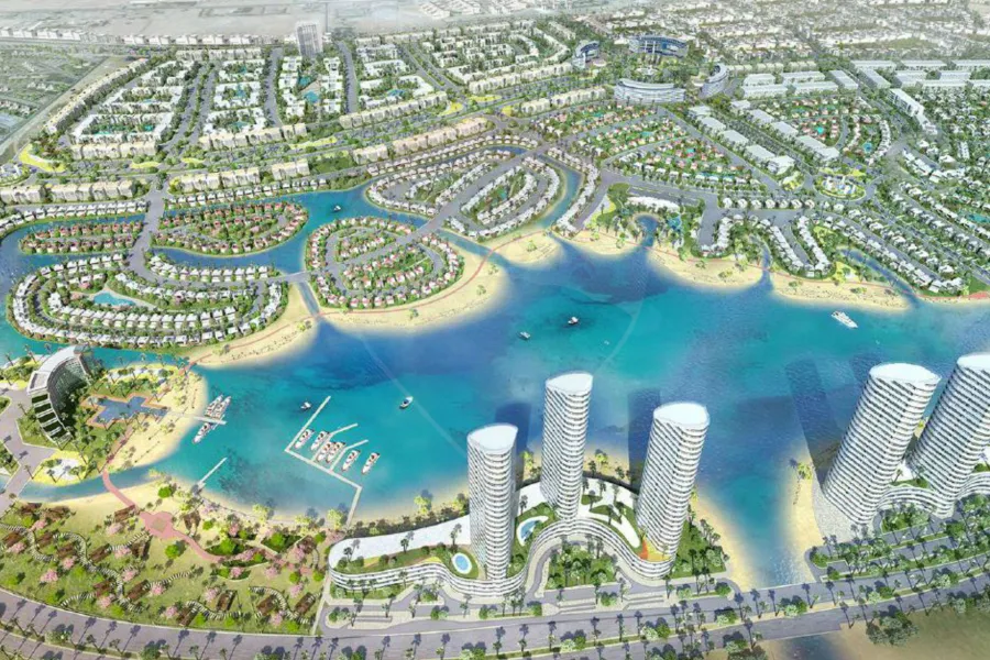 chalet for sale 167m + 205m garden ,El Alamein (City Edge - Mazarin)