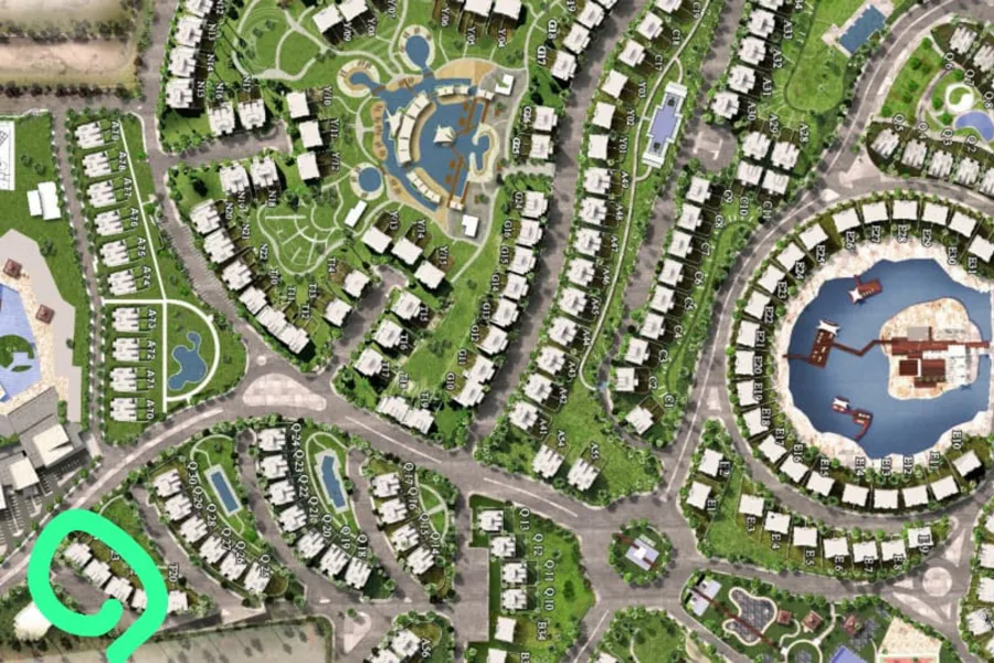 Chalet for sale (Amwaj - Sidi Abdelrahman) 110 m