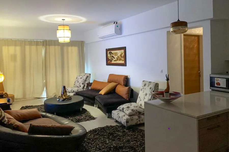 ستوديو بجاردن مفروش للبيع (مارينا ريزيدنس - مراسي) 100 م