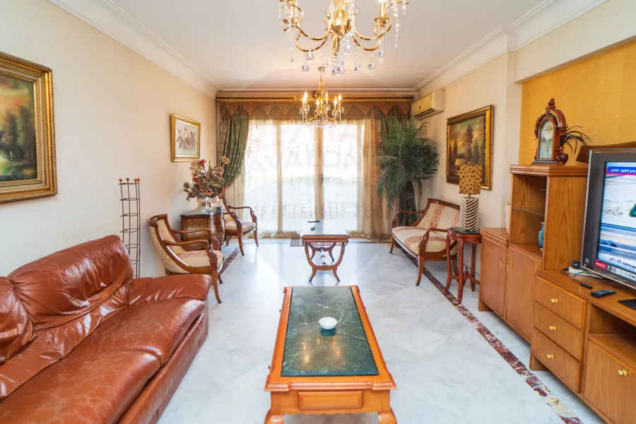 Furnished Apartment for Rent 216 m Smouha (Fawzi Moaaz St.- Next to Ali bin Abi Talib Mosque)