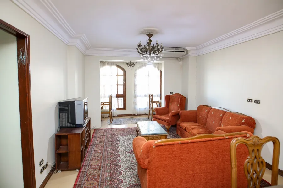 شقة مفروش للإيجار120م سموحة (كوبري 14 مايو)