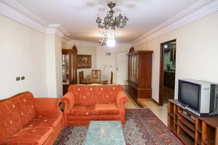 شقة مفروش للإيجار120م سموحة (كوبري 14 مايو)